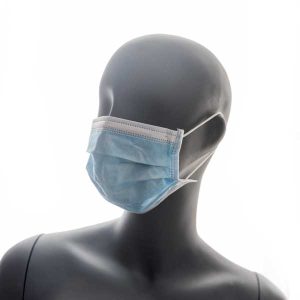 50 Mascarillas rectangulares 3 capas con gomas