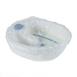 Protección plástico cubeta masajeador pies