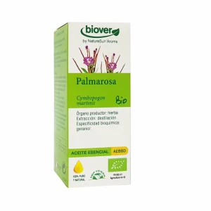 Palmarosa Aceite Esencial Bio Biover, 10 ml