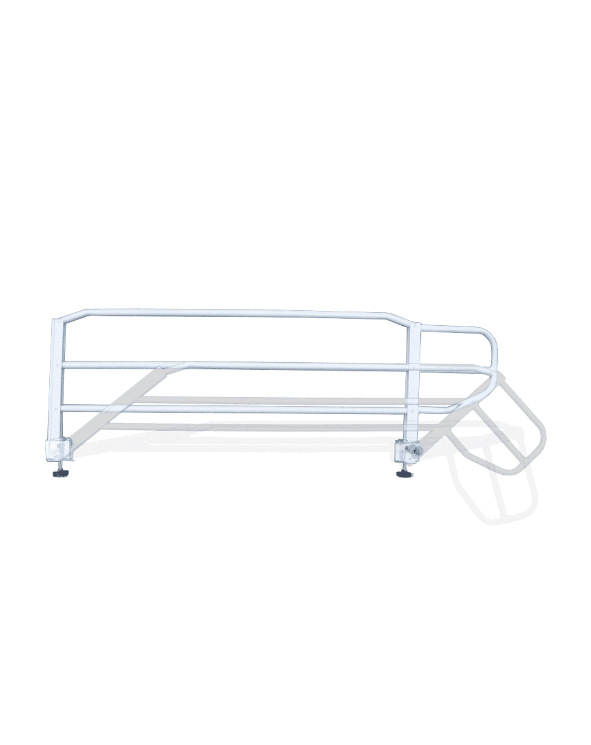 Barandillas de cama abatibles, universales CON aro (par) - Imagen 2