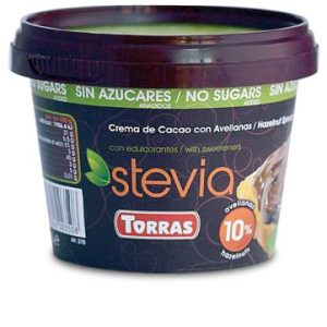 CREMA DE CACAO CON AVELLANAS SIN AZÚCAR, 200 G