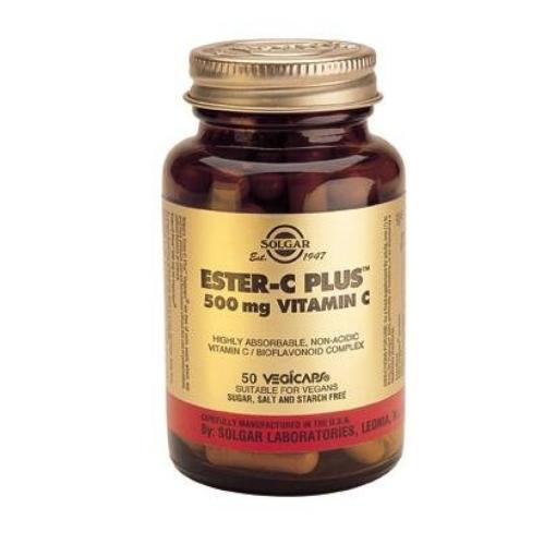 ESTER-C® PLUS 500 mg. 50 caps Cápsulas Vegetales.