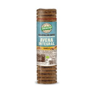 GALLETA COPOS AVENA INTEGRAL CANELA  250 G BIO