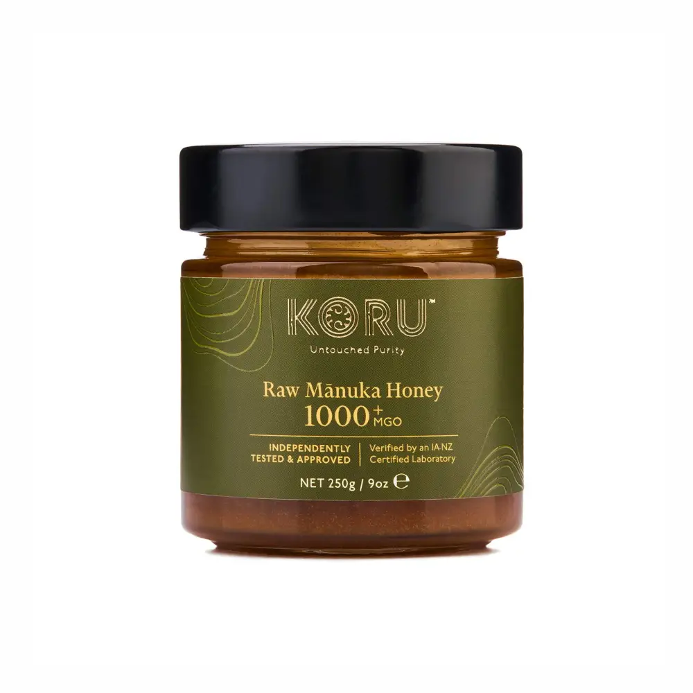 Miel de Manuka cruda MGO 1000+ (UMF 22+) Koru, 250 grs - Imagen 2