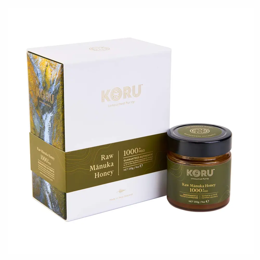 Miel de Manuka cruda MGO 1000+ (UMF 22+) Koru, 250 grs - Imagen 3