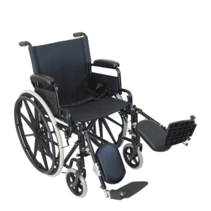 Silla de ruedas plegable, reposapiés y reposabrazos extraíbles