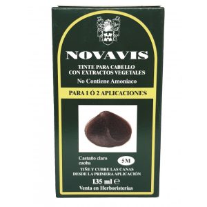 TINTE VEGETAL 5M CASTAÑO CLARO CAOBA 135ML