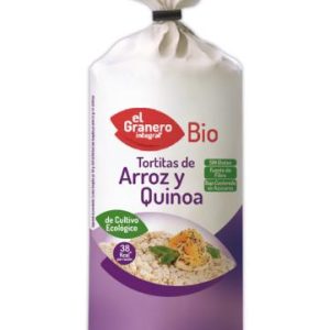 TORTITAS DE ARROZ Y QUINOA BIO, 120 g