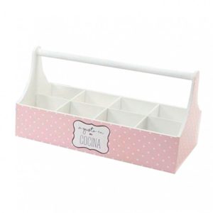 Caja Madera Bebidas 38x19x20 Gris