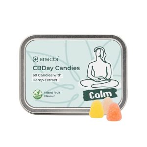Enecta CBDay Caramelos de Extracto de Cáñamo Orgánico – Calma (60uds)
