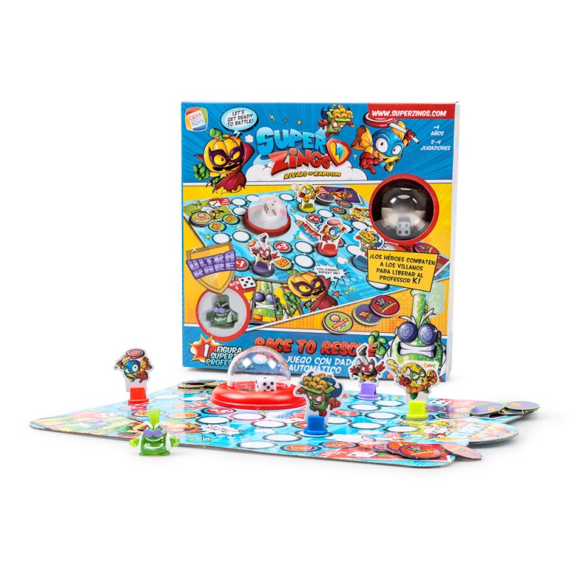 Superzings Juego de Mesa Profesor K – Race to Rescue