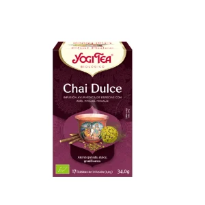 Infusión Chai Dulce Bio Yogi Tea, 17 bolsitas